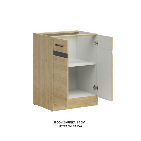 Kuchyň JUNONA RAMKA 240 cm, bez pracovní desky, bílá