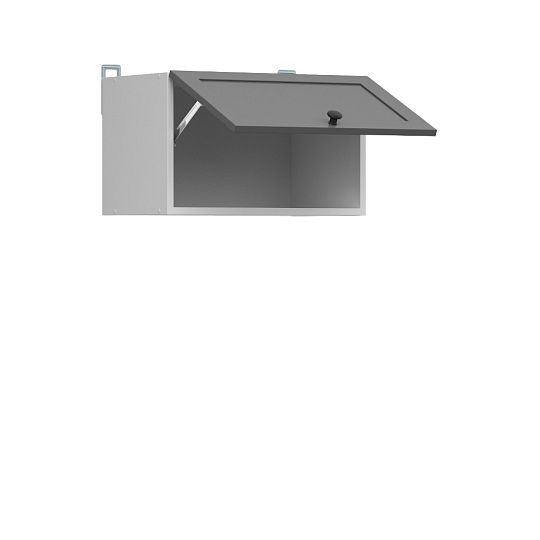 Junona Ramka digestořová skříňka 50 cm, bílá/grafit