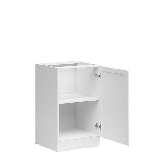 JUNONA RAMKA skříňka 50 cm, pravá, bílá