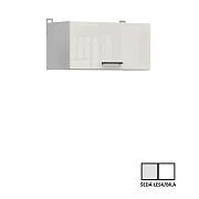 Junona Tafla digestořová skříňka 60 cm, šedý lesk/bílá