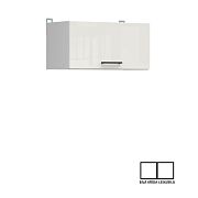 Junona Tafla digestořová skříňka 60 cm, bílá/bílá křída lesk