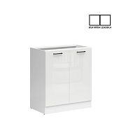 JUNONA TAFLA skříňka 60 cm, bílá/bílá křída lesk