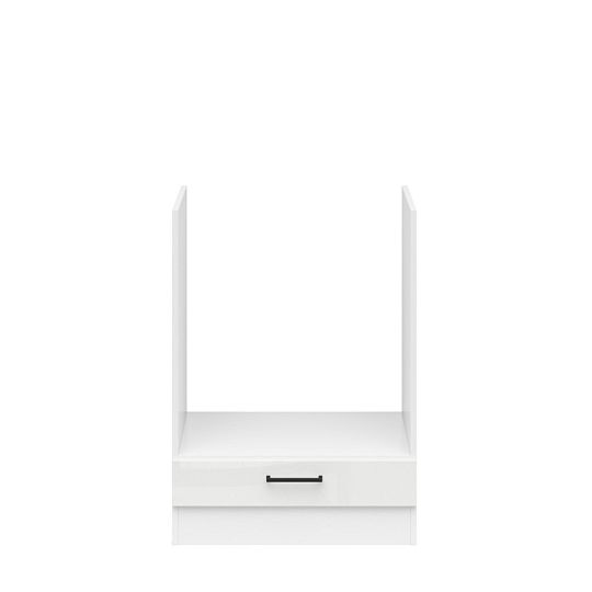 JUNONA TAFLA skříňka pro vestavnou troubu 60 cm, bílá/bílá křída lesk