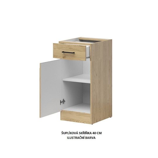 Kuchyň JUNONA 170 cm, bez pracovní desky, wenge/dub sonoma