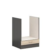 JUNONA skříňka pro vestavnou troubu 60 cm, wenge/dub sonoma