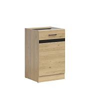 JUNONA skříňka 50 cm, levá, dub bernstein