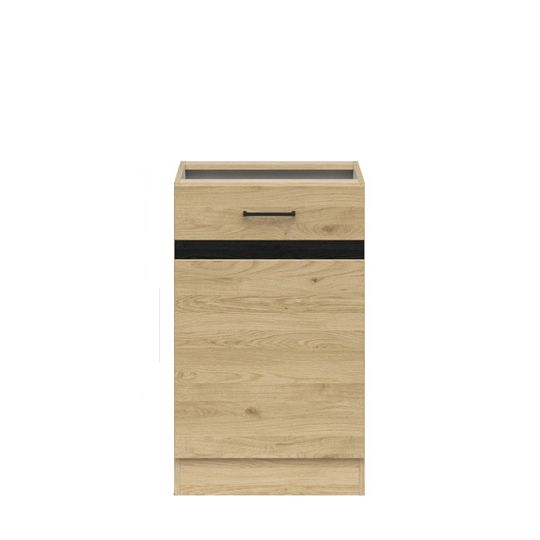 JUNONA skříňka 50 cm, levá, dub bernstein