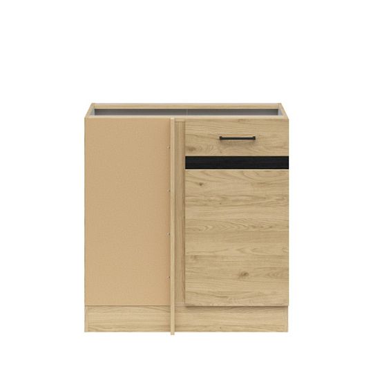 JUNONA skříňka rohová 100 cm, levá, dub bernstein