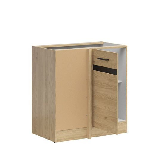 JUNONA skříňka rohová 100 cm, levá, dub bernstein