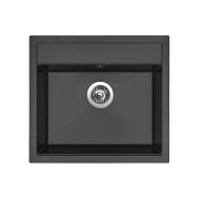 SINKS SOLO 560 granitový dřez, horní, pureblack 26