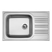 SINKS STAR 780 XXL nerezový dřez, horní otočný, matný