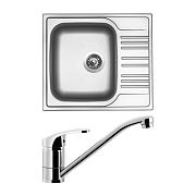 SET SINKS N29 nerezový dřez + baterie, mat/chrom