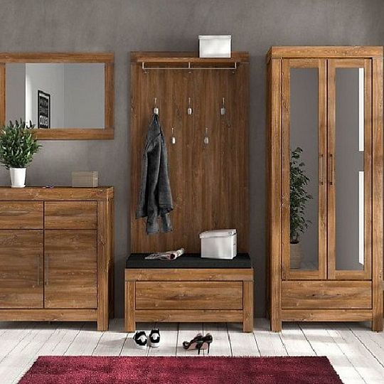 Gent šatní skříň REG2L1S/20/9, dub stirling