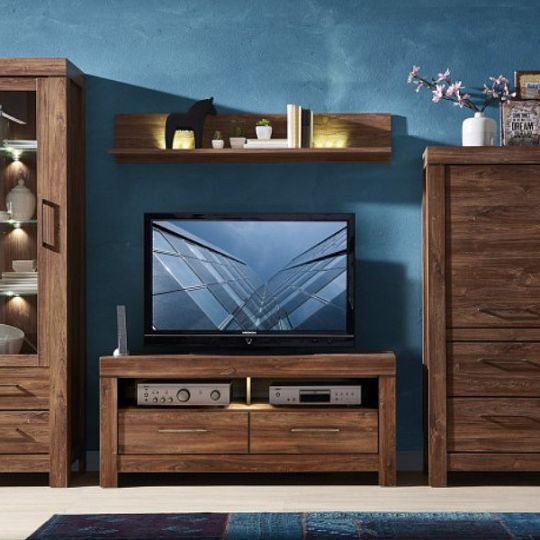 GENT vitrína REG1W2S/20/7, dub stirling