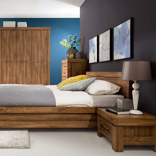 GENT noční stolek KOM1S, dub stirling