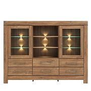 GENT komoda KOM2W6S/13/17, dub stirling