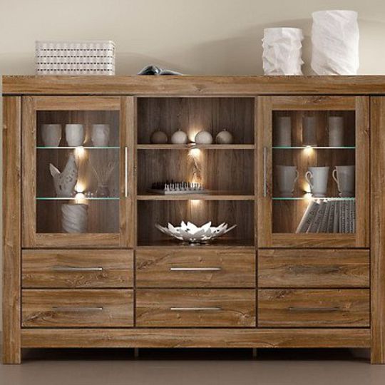 GENT komoda KOM2W6S/13/17, dub stirling