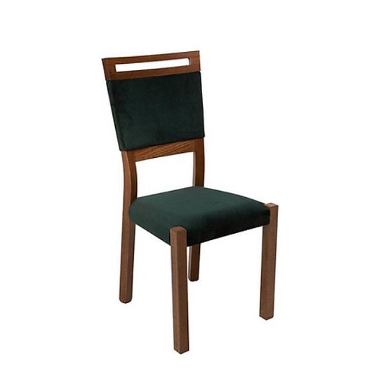Jídelní židle, Gent TYP 2, dub stirling/zelená