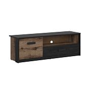 KASSEL televizní stolek RTV1D1S, dub monastery/dub černý