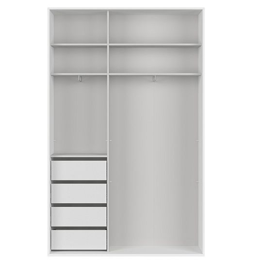 FLEX šatní skříň 150/19, bílá