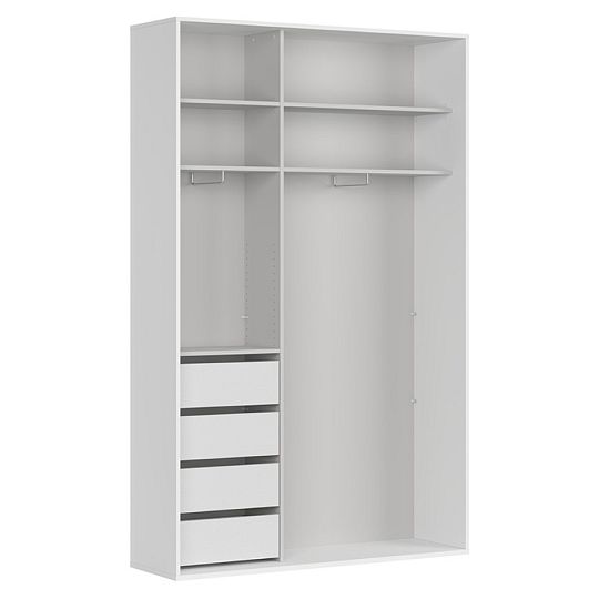 FLEX šatní skříň 150/19, bílá