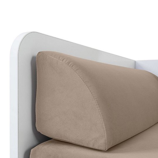 TETRIX postel 80 cm, sestava, bílý lesk/Modone 9702