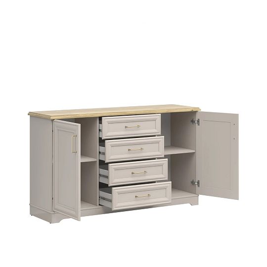 ANGA komoda KOM2D4S, kashmir/dub mauvella