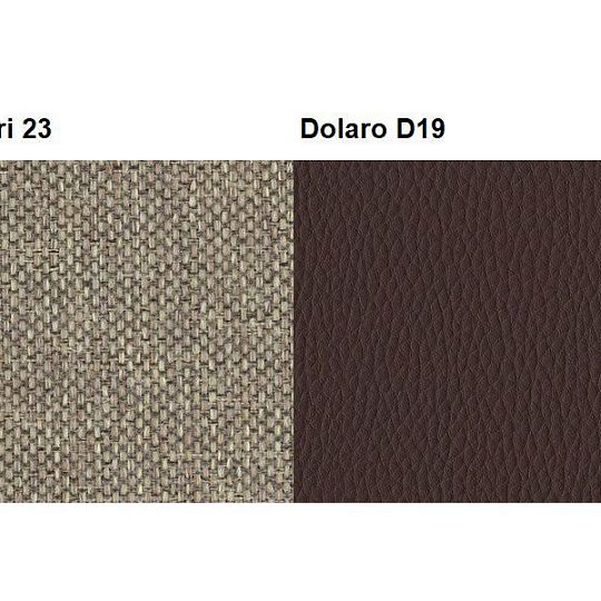 Denver Rohová sedací souprava, pravá, hnědá