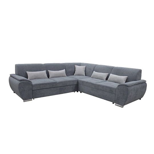 Ascona Rohová sedací souprava, levá, šedá Alfa 16