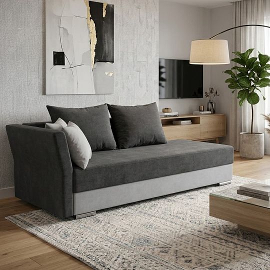 York Pohovka Šedá Pravá