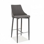 LOCO barová židle, šedá