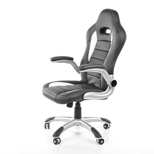 Q-024 Kancelářská židle, černá/bílá