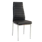 Jídelní židle, H-261 Bis Alu, černá/nohy aluminium