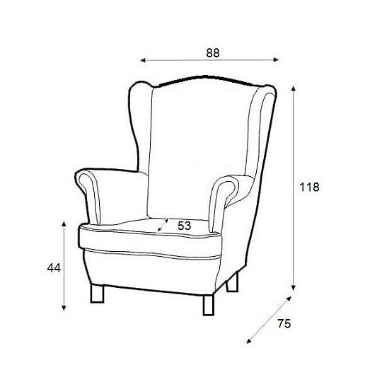 Leonardo Křeslo, bílá