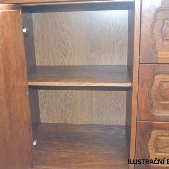 KOLUMBUS komoda 2D3S/200, dřevo dub