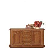 KOLUMBUS komoda 2D4S/165, dřevo dub