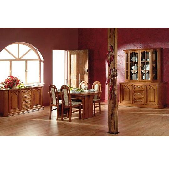 KOLUMBUS komoda 2D4S/165, dřevo dub