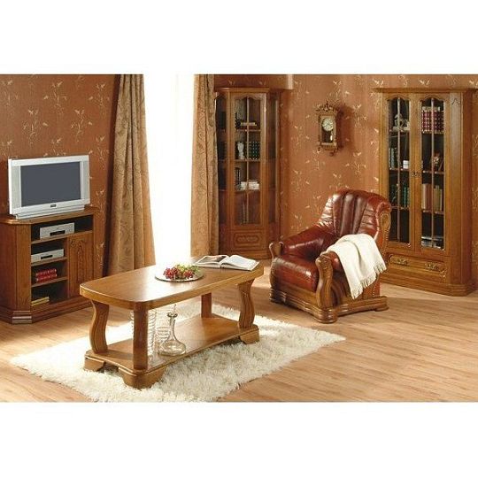 KOLUMBUS RTV B televizní stolek, dřevo dub