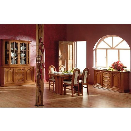 KOLUMBUS zrcadlo, dřevo dub