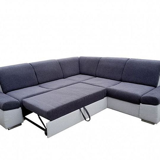 FLAIR rohová sedací souprava, levá, tmavě šedá