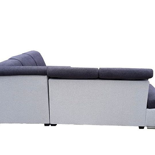 FLAIR rohová sedací souprava, levá, tmavě šedá