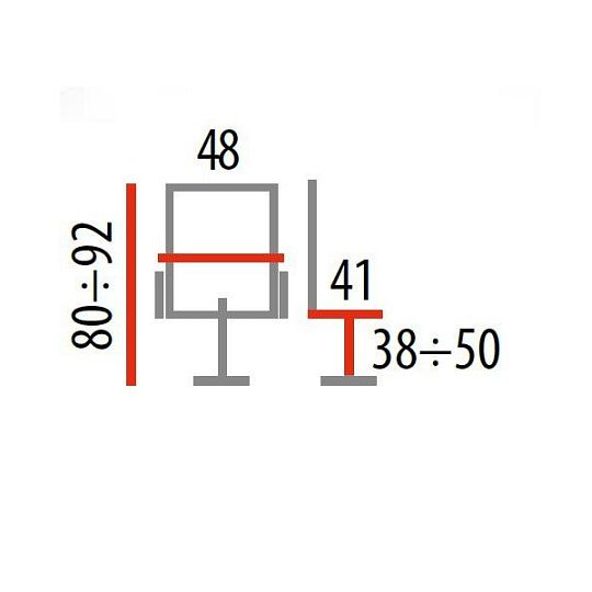 Q-G2 kancelářská židle, šedá/černá