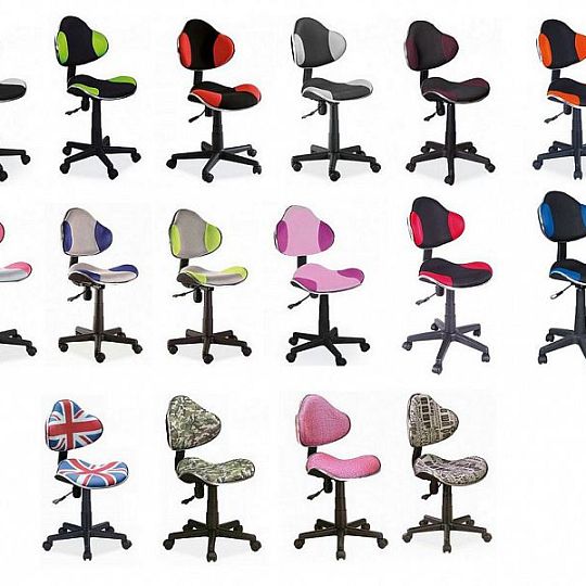 Q-G2 kancelářská židle, šedá/černá