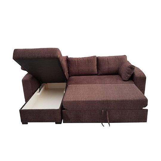 Torez rohová sedací souprava, pravá, Mars 3 hnědá