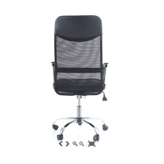 QUADRO 025 Kancelářská židle, černá ekokůže