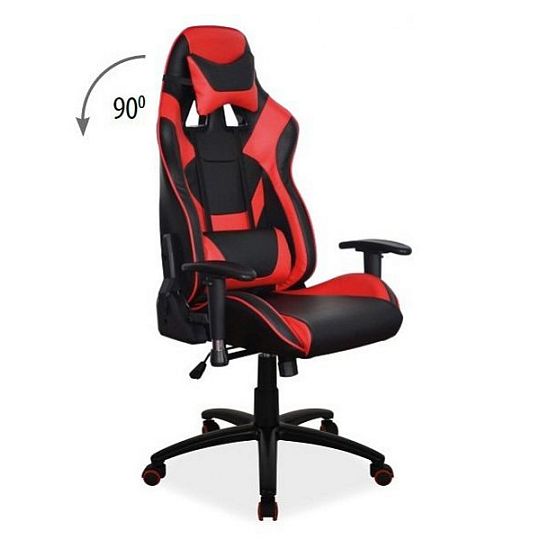 SUPRA kancelářské křeslo, černá/červená