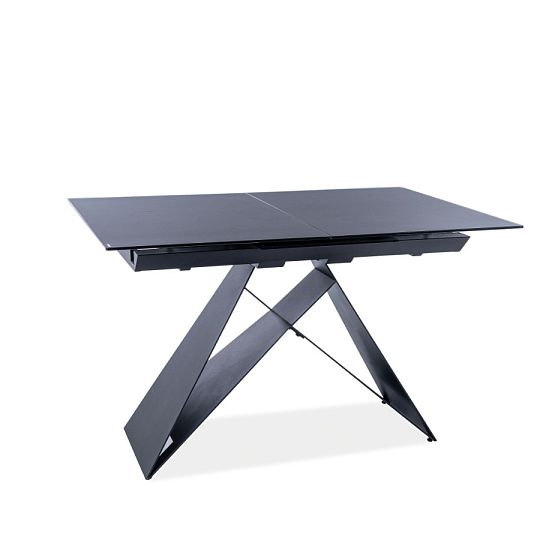 WESTIN I jídelní stůl rozkládací, černá