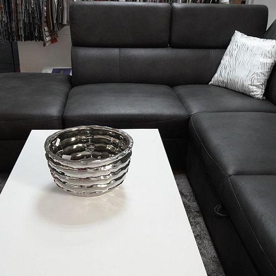 MADRID Rohová sedací souprava pravá, tmavě šedá