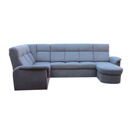 MODENA rohová sedací souprava do U pravá, šedá Primo 89