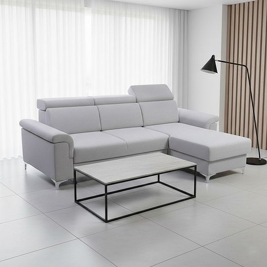 VERMONTA rohová sedací souprava, UNI, světle šedá Cover 02